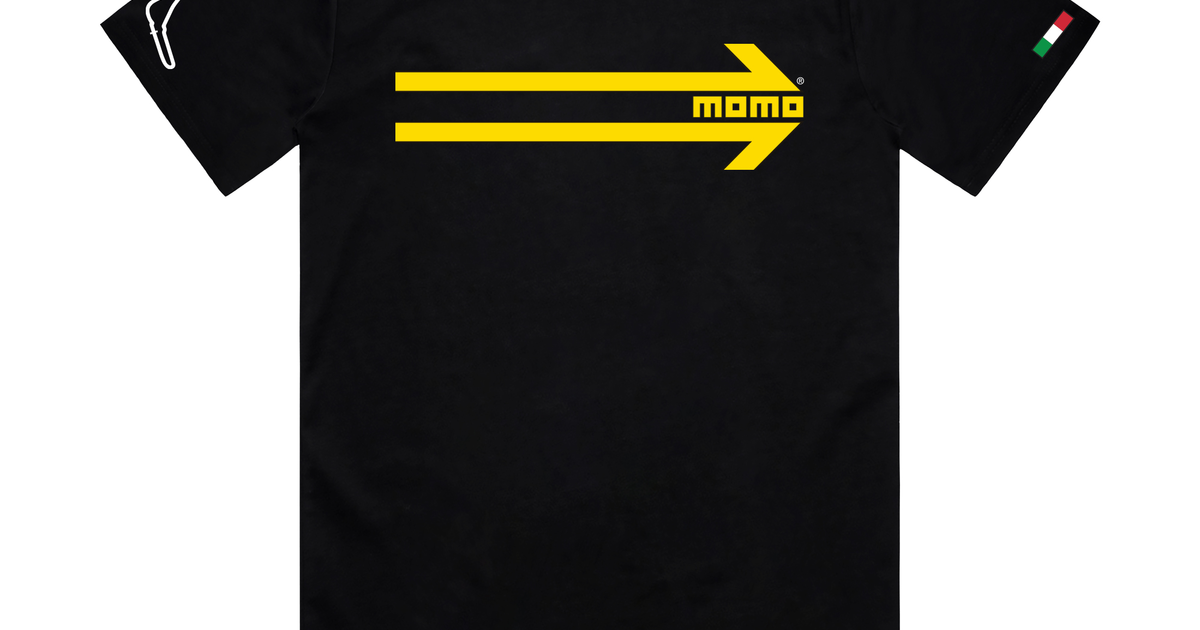 Speed Arrow Logo Tee - MOMO Shirts | MOMO Motorsports Speed Arrow Logo Tee - MOMO Shirts | MOMO Motorsports